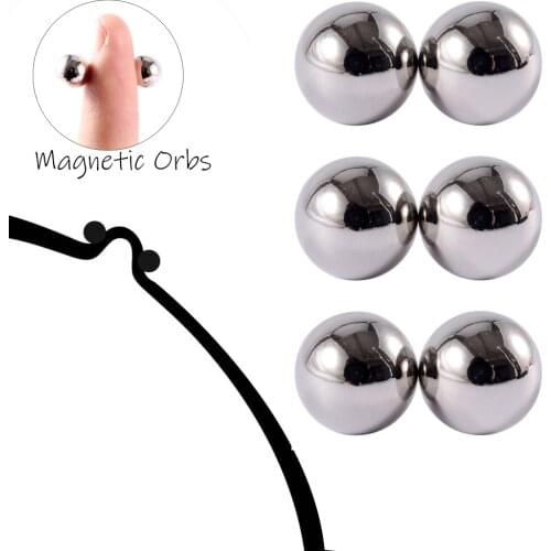 2Pcs Non Piercing Magnetic Nipple Orb Nipple Ring False Breast Nail Sexy Jewelry