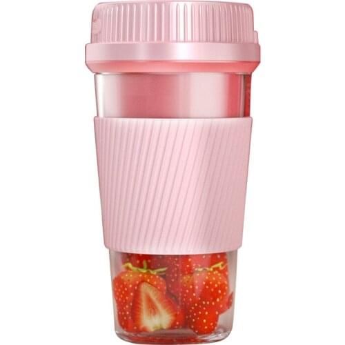 Portable Juicer USB Rechargeable Mini Mixer Personal Size Travel Drink Maker for Travel Office Sports Home xqmg Manual Juicers