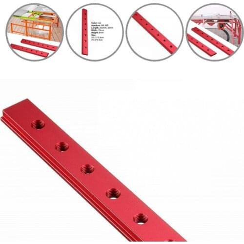 DIY Practical M6/M8 Aluminum Alloy Miter Track Slider Bar Woodworking Miter Track Anodized Woodworking Tool