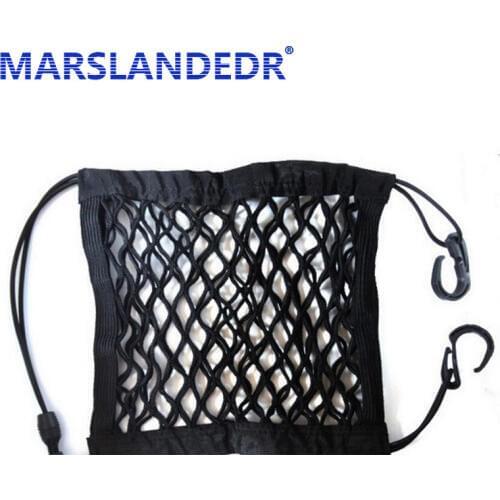 1pcs Net Mesh Organizer Bag Luggage Holder Auto Car Seat Side Storage Black Seat Crevice Storage Box / Bag Universal Elastic