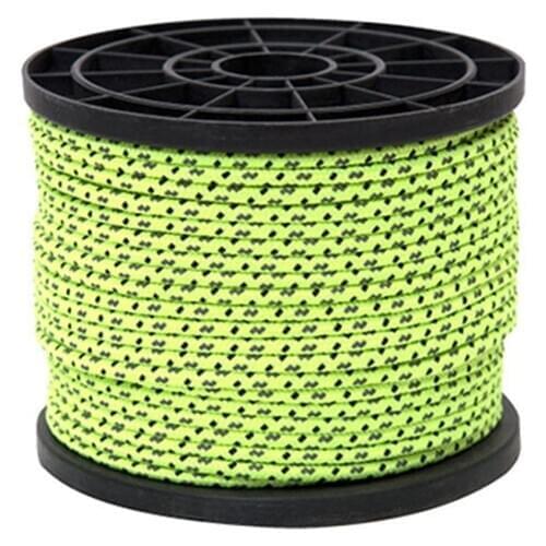 Reflective Tent Rope 2.5mm Multifunction Outdoor Camping Rope Parachute Cord Lanyard Tent Multifunction Corda 50M