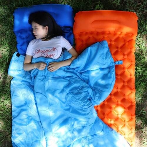 Camping Mat Inflatable Mattresses Camp Air Mattress Outdoor Mat Tent Mat Ultralight Sleeping Pad Hiking Folding Bed