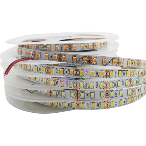 New Hight light 5M DC12V 2835 SMD 120 Leds/m IP20 Flexible LED Strip light white/warm white/White/blue/Ice blue/golden yellow