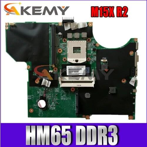 Akemy Original For Dell Alienware M15X R2 Laptop motherboard HM65 DDR3 00G5VT 0G5VT CN-00G5VT Mainboard 100% tested