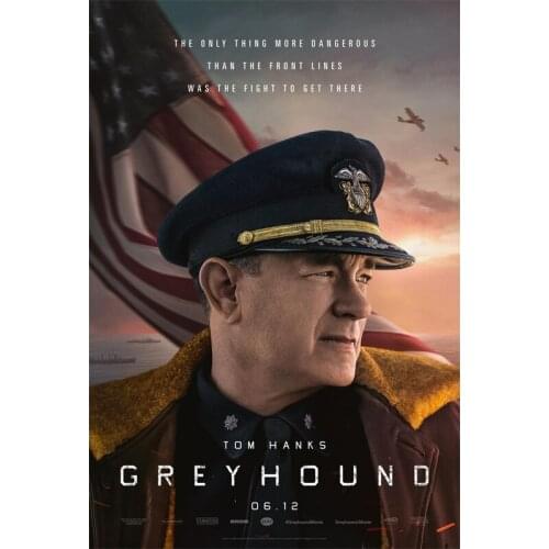 D0870 Greyhound Movie Silk Fabric Poster Art Decor Indoor Painting Gift