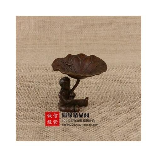 Antique Copper (Lotus Leaf. Child) Hanging Parts