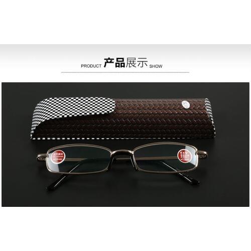Occhiali Da Lettura Slim Hard Case Frame Extend Nose Pad Men Women Reading Glasses+1.00 +1.50 +2.00 +2.50 +3.00 +3.50 +4.00