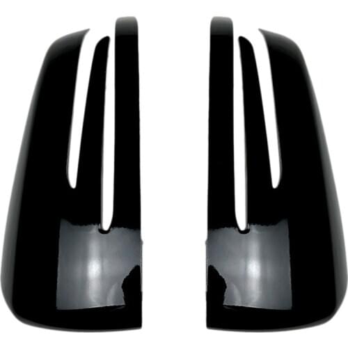 For Mercedes Benz a B CLA GLA C E Class W176 C117 X156 W204 W212 Glossy Black ABS Side Rear View Mirror Cover Trim