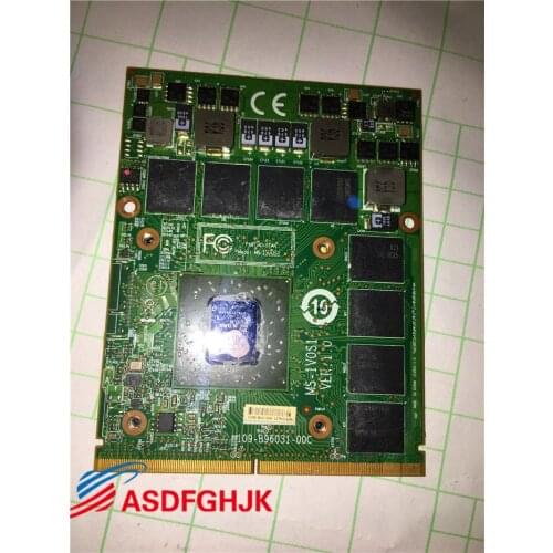 Laptop Graphics Card Ms-1v0s1 Ver 1.0 Radeon Hd5870 1gb for MSI Gx660r 109-B96031-00C 100% TESED OK