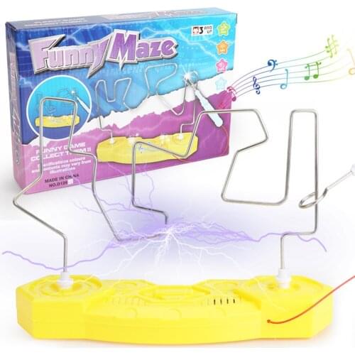 Kids Collision Electric Shock Toy Electric Touch Maze Game Party Funny Game for Kids Adults Children Study Supplies Toys