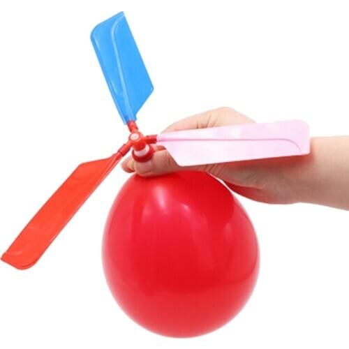 Classic Balloon Helicopter Sound Balloon Helicopter UFO Kids Child Children Play Flying Toy Ball Outdoor Fun Sports Toy Gift