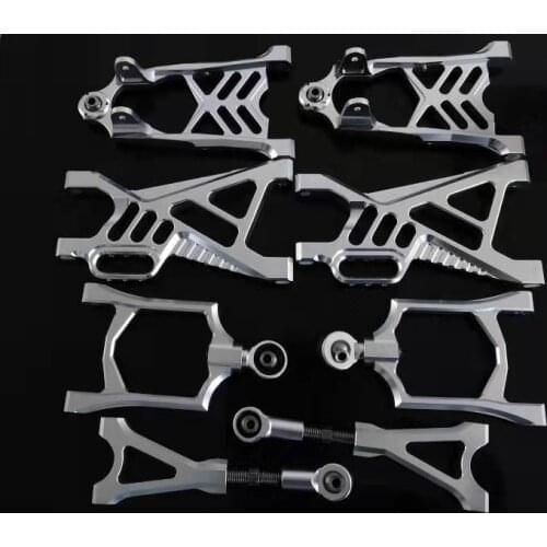 GTBracing Aluminum Alloy Front and Rear Suspension Arm Set for HPI RC 1/5 Baja 5B