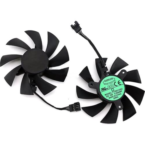 Replacement PLA09215S12H Graphics Card Cooling Fan Video Card Cooler for RX6900XT RX6800XT RX6800 Repair Part