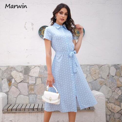 Летние платья на пуговицах Marwin&Friend China At AliExpress