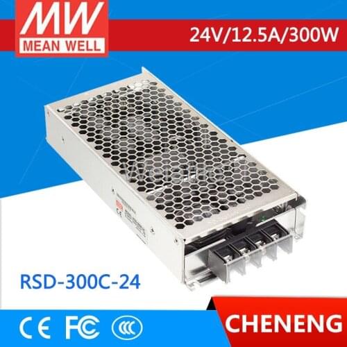 MEAN WELL original RSD-300C-24 24V 12.5A meanwell RSD-300 24V 300W Railway Single Output DC-DC Converter