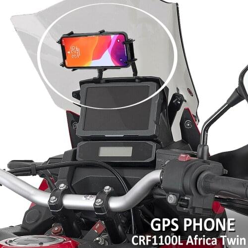 NEW Motorcycle Accessories For HONDA CRF1100L Africa Twin CRF 1100 L 2020 Bracket GPS Board Bracket Mobile Phone Holder USB
