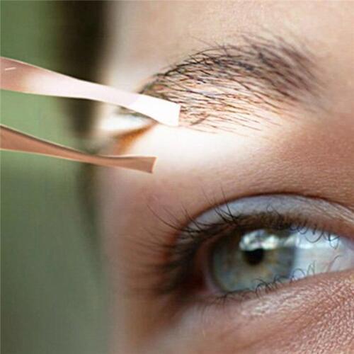 Eyelashes Tweezers with LED Light Stainless Steel Safe Anti-static Nail Face Tweezer Eyelash Eyebrow Remover Makeup tools