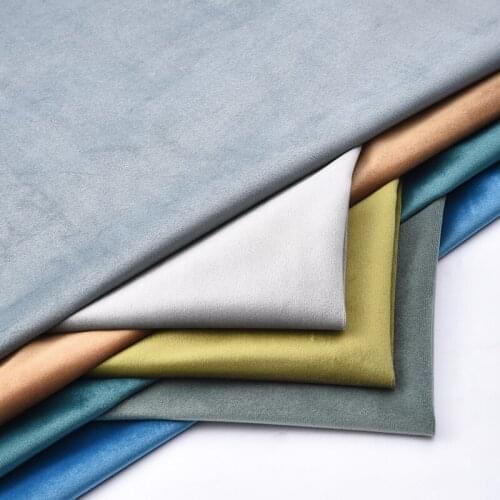 Polyester Velvet Fabric Handmade DIY Frosted Soft Skin-friendly Breathable Comfortable Curtain Clothing Pillow Sofa Fabrics