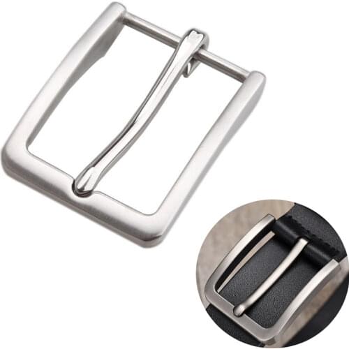 1PC Stainless Steel Belt Buckle DIY Leather Craft Hardware Metal Pin Belt Buckle Sewing Accessories 35mm*45mm