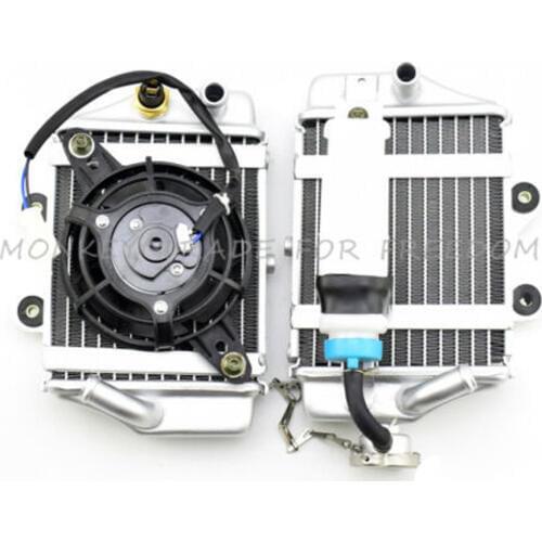 ATV Radiator Water cooling engine & fan for Xmotos Apollo Motorcycle Zongshen Loncin Lifan 150cc 200cc 250cc engine Accessories