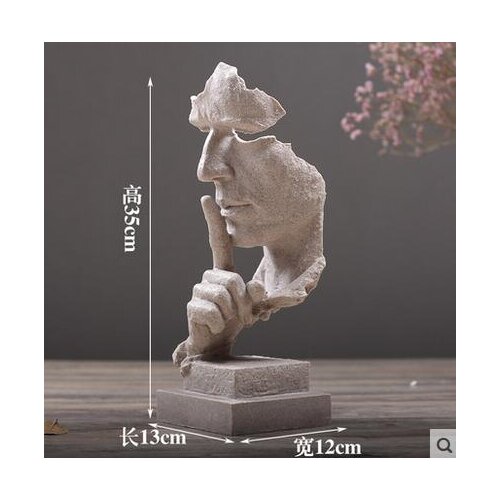 Contracted contemporary creative silence gold handicraft furnishing articles home office sitting room art adornment restoring an