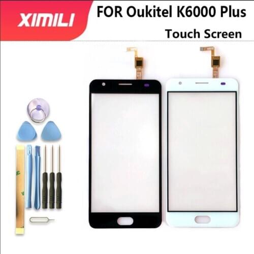 5.5" new Original For Oukitel K6000 Plus Touch Digitizer Sensor Panel Perfect Repair Parts for Oukitel K6000 Plus phone +Tools