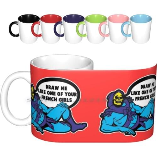 Skeletor Says... Ceramic Mugs Coffee Cups Milk Tea Mug Skeletor Titanic He Man He Man Masters Of The Universe 80s 1980s Cartoon