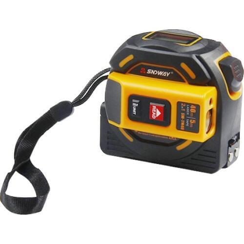 SNDWAY new Laser distance meter Tape rangefinder multi function Self-Locking Hand Tool Device SW-TM40 SW-TM60