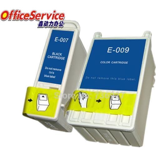 T007 T009 Compatible Ink Cartridges For Epson Stylus Photo 900 1270 1280 1290 1290S inkjet printer