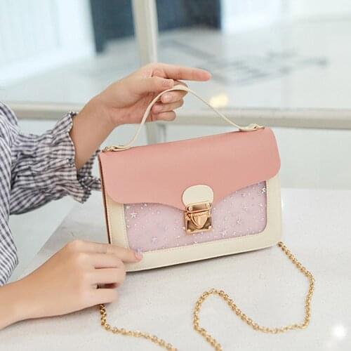 Women Mini Small Square Pack Shoulder Bag 2021 Fashion Sequin Designer Messenger Crossbody Bag Clutch Wallet Handbags for Girls