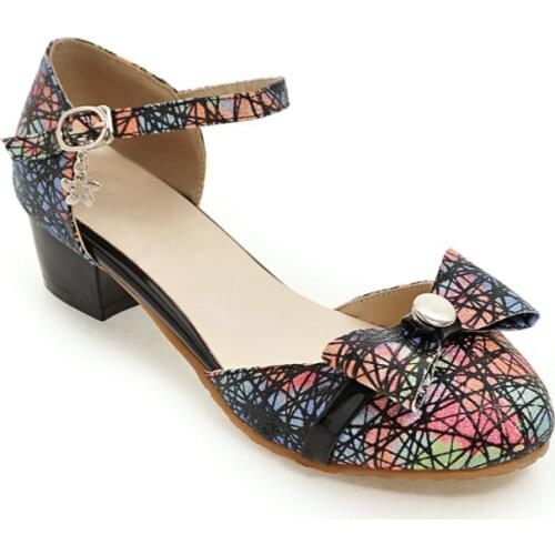 Big Size 11 12 13 14 15 16 17 18 19 ladies high heels women shoes woman pumps Sweet Butterfly-knotted Womens Shoes