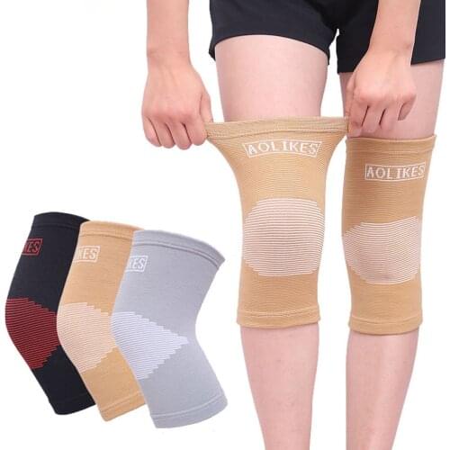 1Pair Outdoor Sports Volleyball Basketball knee pads knee protector knee brace protector Safety support Elastic Nylon