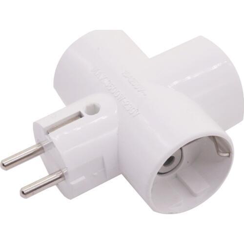 1 pcs 16A MAX 250V 3600W Conversion Socket Wall Socket European Socket Power Supplies AC / DC Adapters Conversion Socket