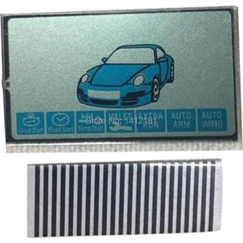 10pcs/Lot B9 LCD display flexible cable for Starline B9 Lcd remote control Key Chain Keychain two way car alarm system