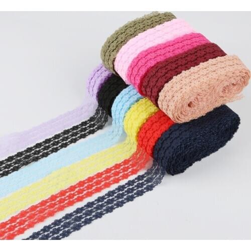 10 Yard Lace Ribbon Width 25mm Embroidered Net Lace Trims For Sewing Decoraiton DIY Garment Accessories