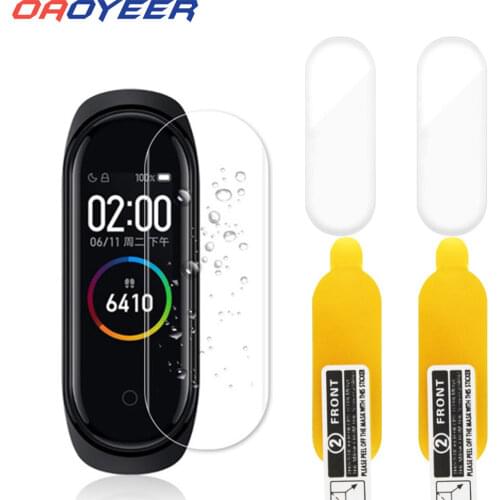 Oaoyeer Screen Protector for Mi Band 5 4 3 Protective Films for Xiaomi Miband 5 4 3 Soft Film for MiBand 4 5 3 Screen Film