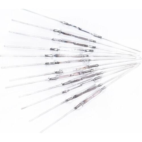 200pcs N/O Reed switch Magnetic Switch 2 * 14mm Normally Open Magnetic Induction switch