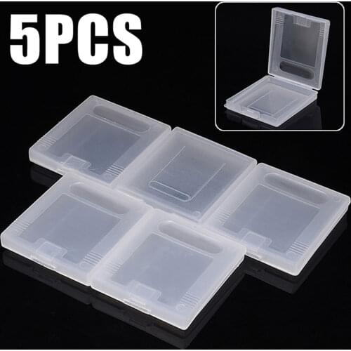 5Pcs Game Card Cases Cartridge Dust Cover Boy Plastic Color GBC Replacement Protector Cover Cartridge for Nintend Game
