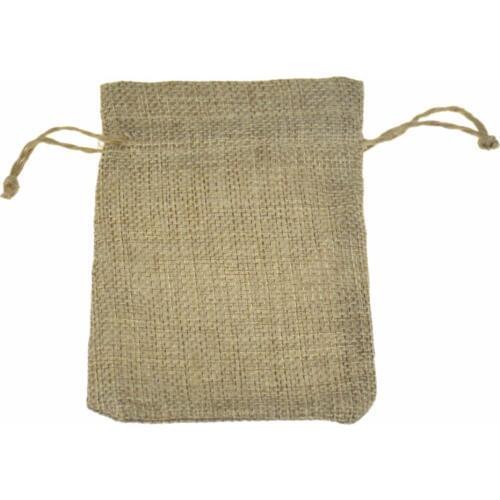 9x12cm/3.5 x4.7 inch Hemp Jute Drawstring Wedding Favor Bomboniera Christmas Gift Phone Storage Burlap Juta Bags