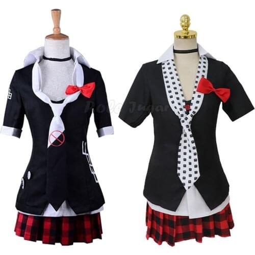 Anime Danganronpa Cosplay Enoshima Junko Women Girls Uniform Sets Wig Dangan Ronpa Trigger Happy Havoc Cosplay Costume C70M48