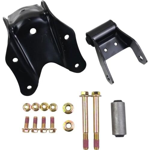 AP03 Rear Leaf Spring Shackle Bracket Hanger Kit for F150 F250 F350 Truck V8 5.0L