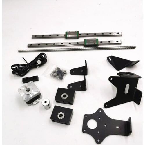 Funssor Creality CR-10 Ender3 pro V2 3D printer BLV dual Z axis linear rail dual stepper motor upgrade kit Hiwin linear rail