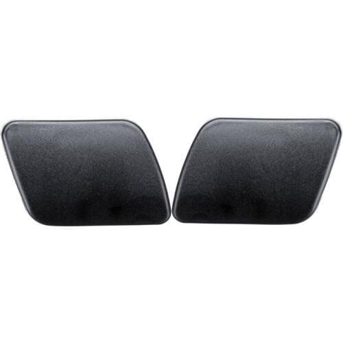 Left+Right Front Headlight Washer Sprayer Cover Cap L R Black Color for Golf 4 IV Mk4 1998-2006