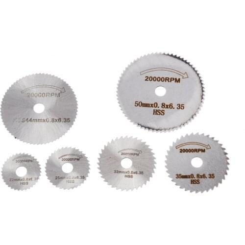 Mini Circular Saw Blades 22mm-50mm Saw Blades Cutter With Mandrel Rotary Metal Cutting Disc For Woodworking Carpentry Used