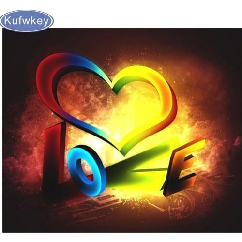 5d Diy Diamond Painting love Rhinestones Cross Stitch Kit 3d,square/round Diamond Embroidery Mosaic pattern decor painting
