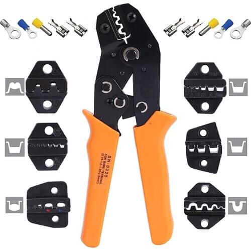 Non Insulated Insulated Terminals High Quality Crimp Pliers Terminal Wire Electrician Tools Ratcheting Hand Tool Crimping Pliers