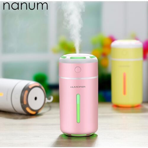 New Aroma Essential Oil Diffuser Colorful light Humidifier 230ml Air Purifier LED Night Light USB Mini Fogger Car humidifiers