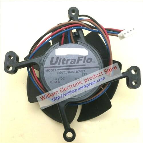New Original Nidec E60T13MS1B7-57 DC13V 0.13A for EB-C05S/C10SE/C15S/C20X/C25XE/C26SH/C26XE/C28SH/C30X Projector cooling fan