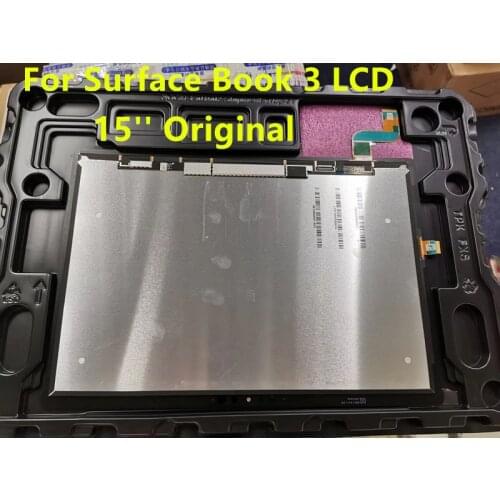 15'' Original For Microsoft Surface Book 3 LCD Display Touch Screen Digitizer Assembly LP150QD1-SPA1 3240*2160 BOOK3 Replacement