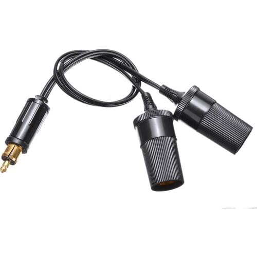 12V Cigarette Lighter For Hella Plug to Twin Cig Cigar Socket Car Cigarette Lighter Adapter Converter